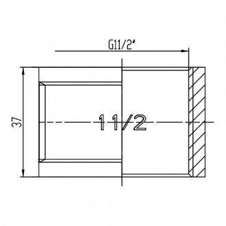 Муфта SD Forte 1" 1/2х1" 1/2 Муфта SD Forte 1" 1/2х1" 1/2 цена