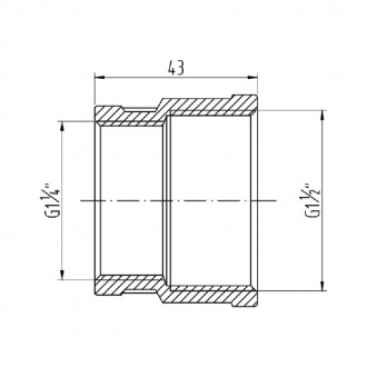 Муфта редукционная SD Forte 1" 1/2х1" 1/4 цена