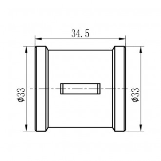 Муфта SD Forte 3/4 хром цена