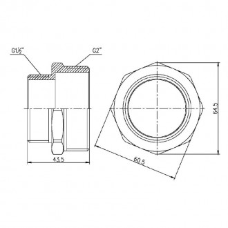 Ниппель редукционный SD Forte 2х1 1/2 цена
