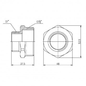 Ниппель редукционный SD Forte 	1" 1/2х1" цена