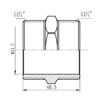 Ниппель SD Forte 1" 1/4х1" 1/4 цена
