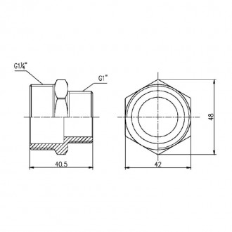 Ниппель редукционный SD Forte 	1" 1/4х1" цена