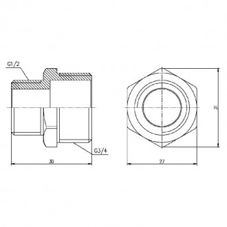 Ниппель редукционный SD Forte 	1/2"х3/4" цена