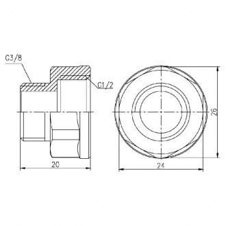 Переход SD Forte 1/2 Переход SD Forte 1/2 цена