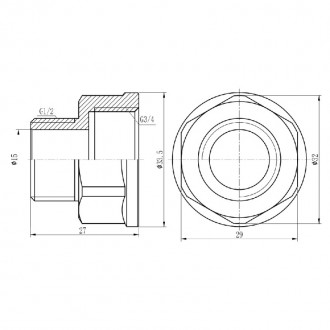 Переход SD Forte 3/4 цена