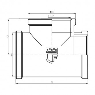 Тройник SD Forte 1 1/4х1 ВВ Тройник SD Forte 1 1/4х1 ВВ цена