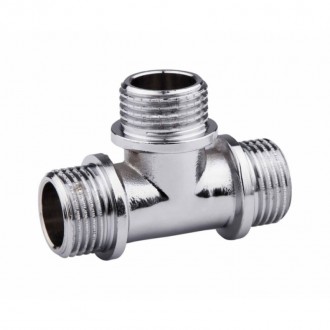Тройник SD Forte 1/2" НН хром цена
