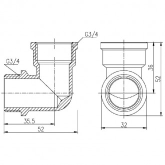 Уголок SD Forte 3/4 ВН цена