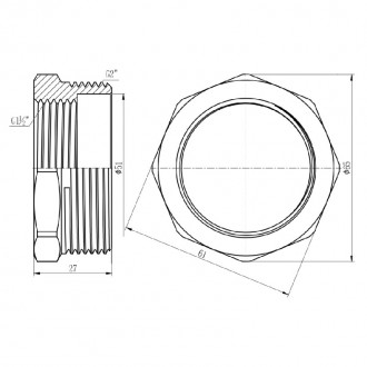 Футорка SD Forte 2х1 1/2 НВ цена