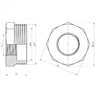 Футорка SD Forte 1 Футорка SD Forte 1