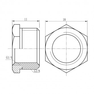 Футорка SD Forte 3/8х1/4 НВ цена