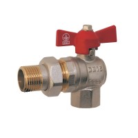 Кран угловой SD Plus с американкой 3/4