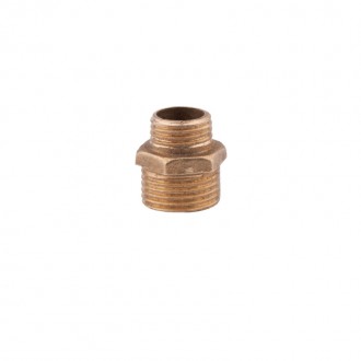 Ниппель латунный 1/2"х3/8", наружная резьба цена