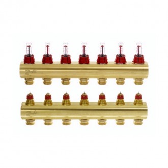 Коллектор Danfoss FHF 7 выходов с расходомером 088U0527 Коллектор Danfoss FHF 7 выходов с расходомером 088U0527 цена