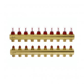 Коллектор Danfoss FHF 10 выходов с расходомером 088U0530 Коллектор Danfoss FHF 10 выходов с расходомером 088U0530 цена