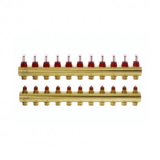 Коллектор Danfoss FHF 11 выходов с расходомером 088U0531 Коллектор Danfoss FHF 11 выходов с расходомером 088U0531 цена