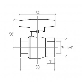 Кран шаровой Nova Plus Rastelli Арт. №450 3/4 Кран шаровой Nova Plus Rastelli Арт. №450 3/4 цена
