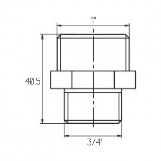 Ниппель Icma 3/4"х1" цена