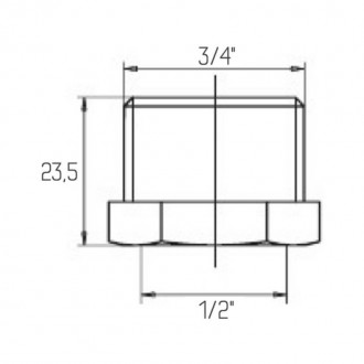 Футорка Icma 3/4х1/2 НВ Футорка Icma 3/4х1/2 НВ цена