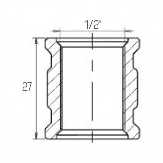 Муфта Icma 1/2" ВР Муфта Icma 1/2" ВР цена